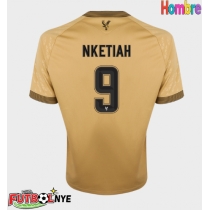 Camiseta Crystal Palace Eddie Nketiah #9 Visitante Equipación 2025-26 manga corta